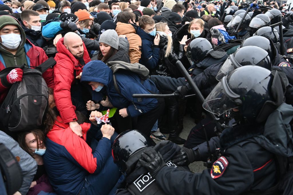 Protest in Moscow.