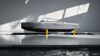 Candela C-8 Polestar Edition electric hydrofoil boat out of water