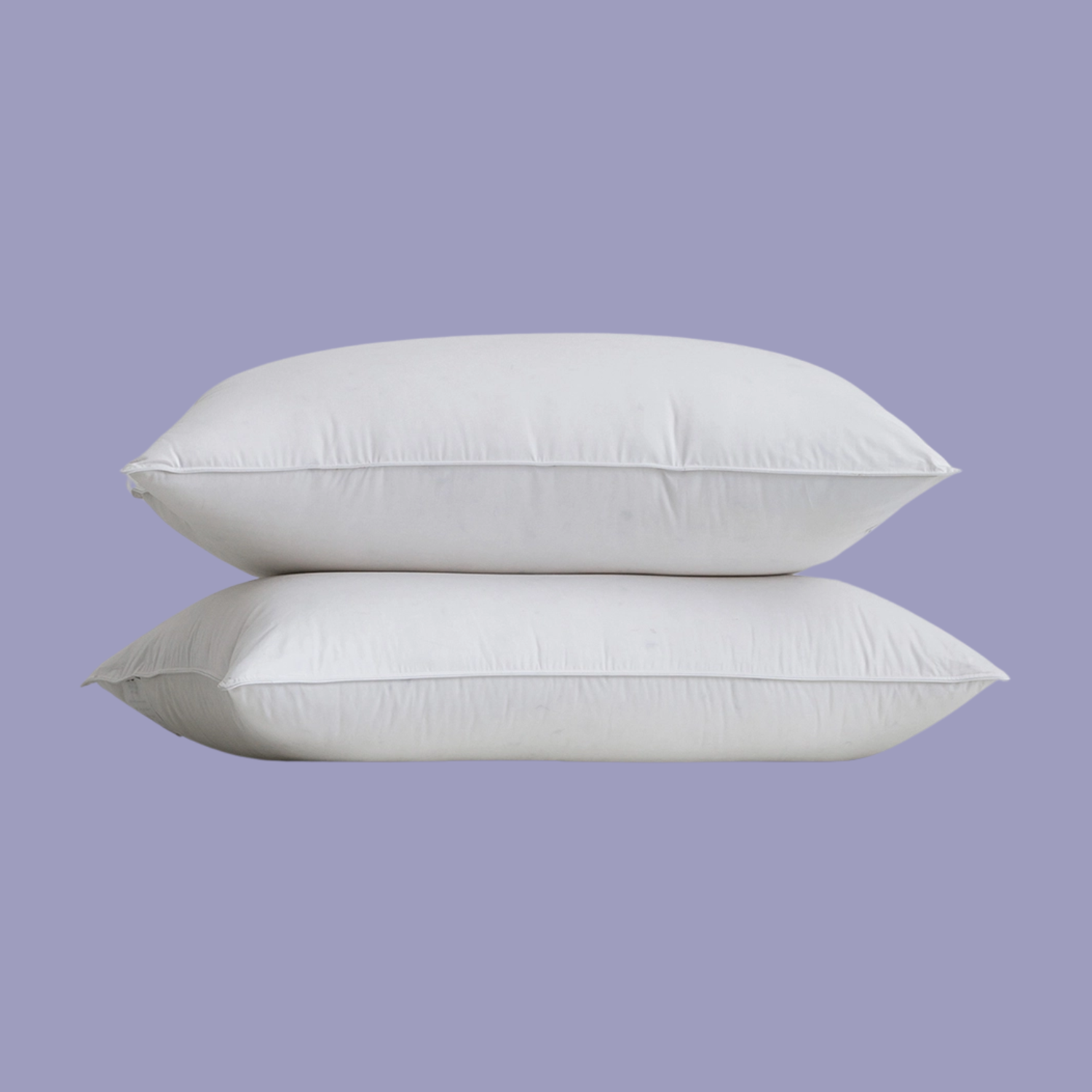 A pair of white pillows