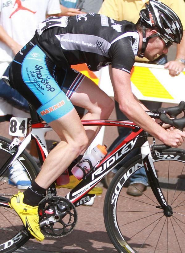 Saturday&rsquo;s Road Race best sprinter; Clay Murfet (Team SmartStop/Mountain Khakis) looks as strong as he did the day before