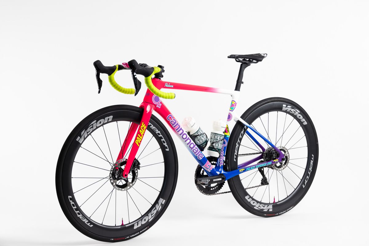 EF's new Cannondale bikes, complete with Palace design