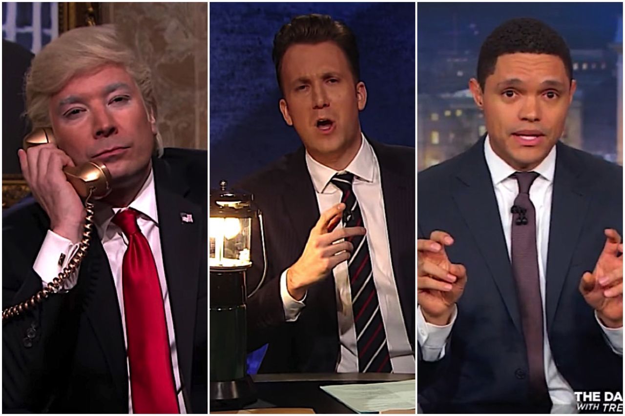 Late night hosts recap Trump SOTU