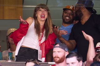 Taylor Swift at a Chiefs game