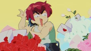 Fields of Mistria animated trailer - March recoils in shock at bouquets of roses and love letters offered to him
