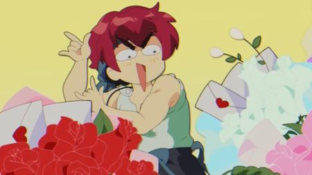Fields of Mistria animated trailer - March recoils in shock at bouquets of roses and love letters offered to him