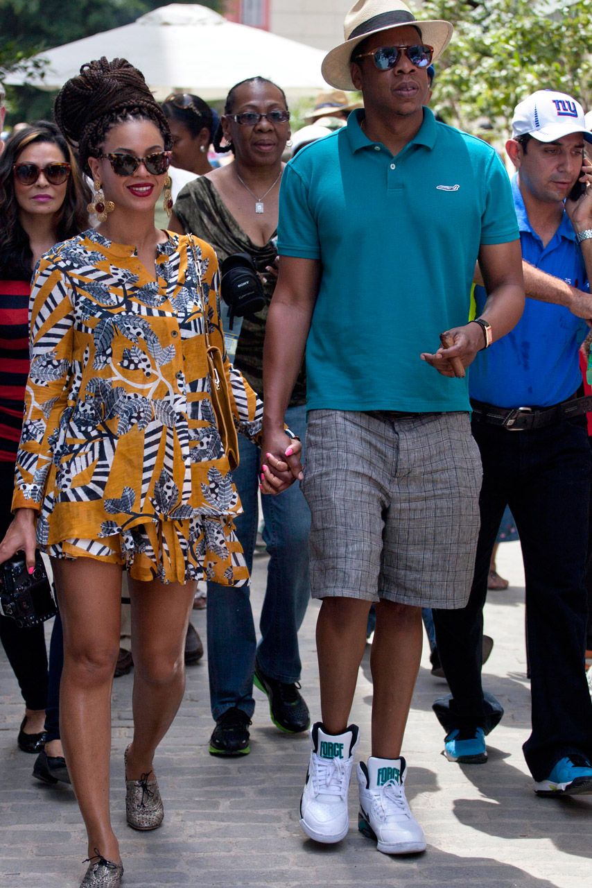 Beyonce Knowles and Jay-Z in Cuba