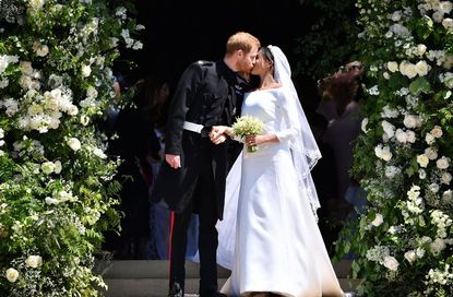 Harry and Meghan skipped the Buckingham Palace balcony kiss.