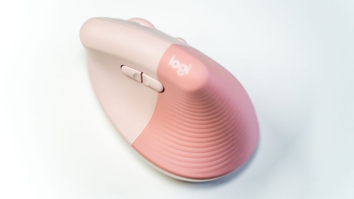 Logitech Lift on a white table