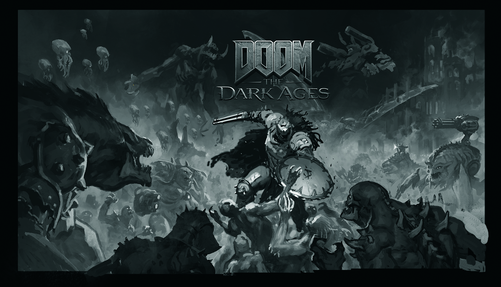 Doom the Dark Ages cover art tutorial