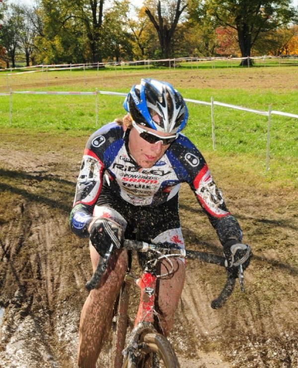 Dave Hackworthy (Ridley) on his way to a U-23 victory