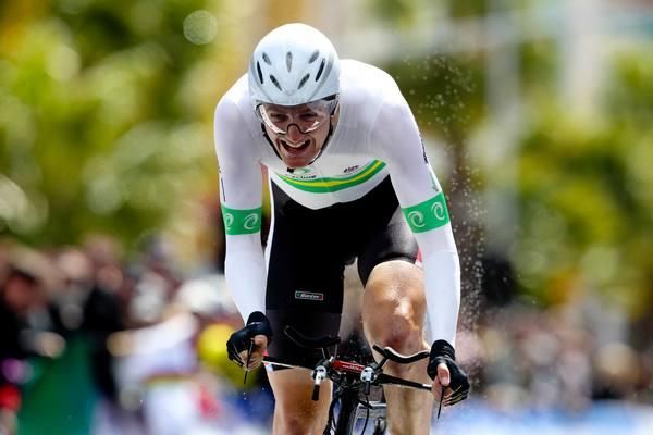 Luke Durbridge (Australia) went hard on the first lap...really hard.