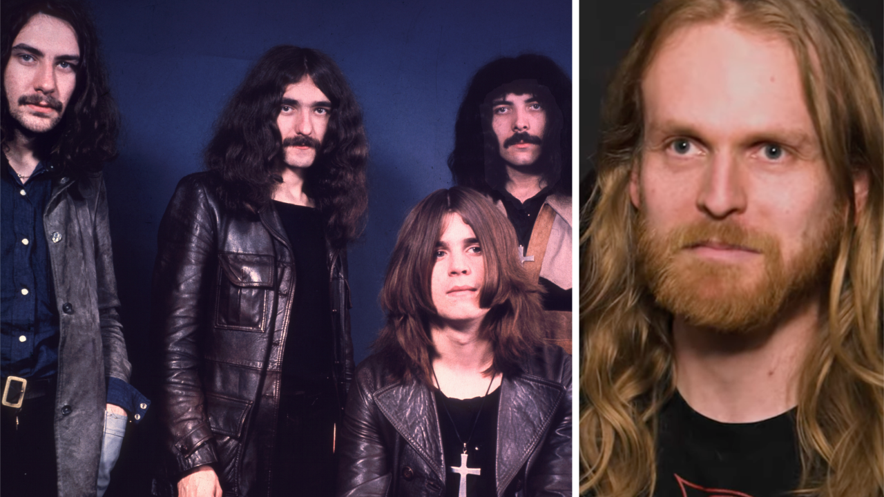 Black Sabbath in 1970, and Sammy Urwin of Employed To Serve in 2025