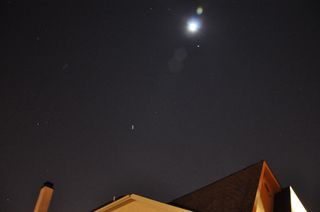 Moon, Jupiter and ISS over Hockessin, DE