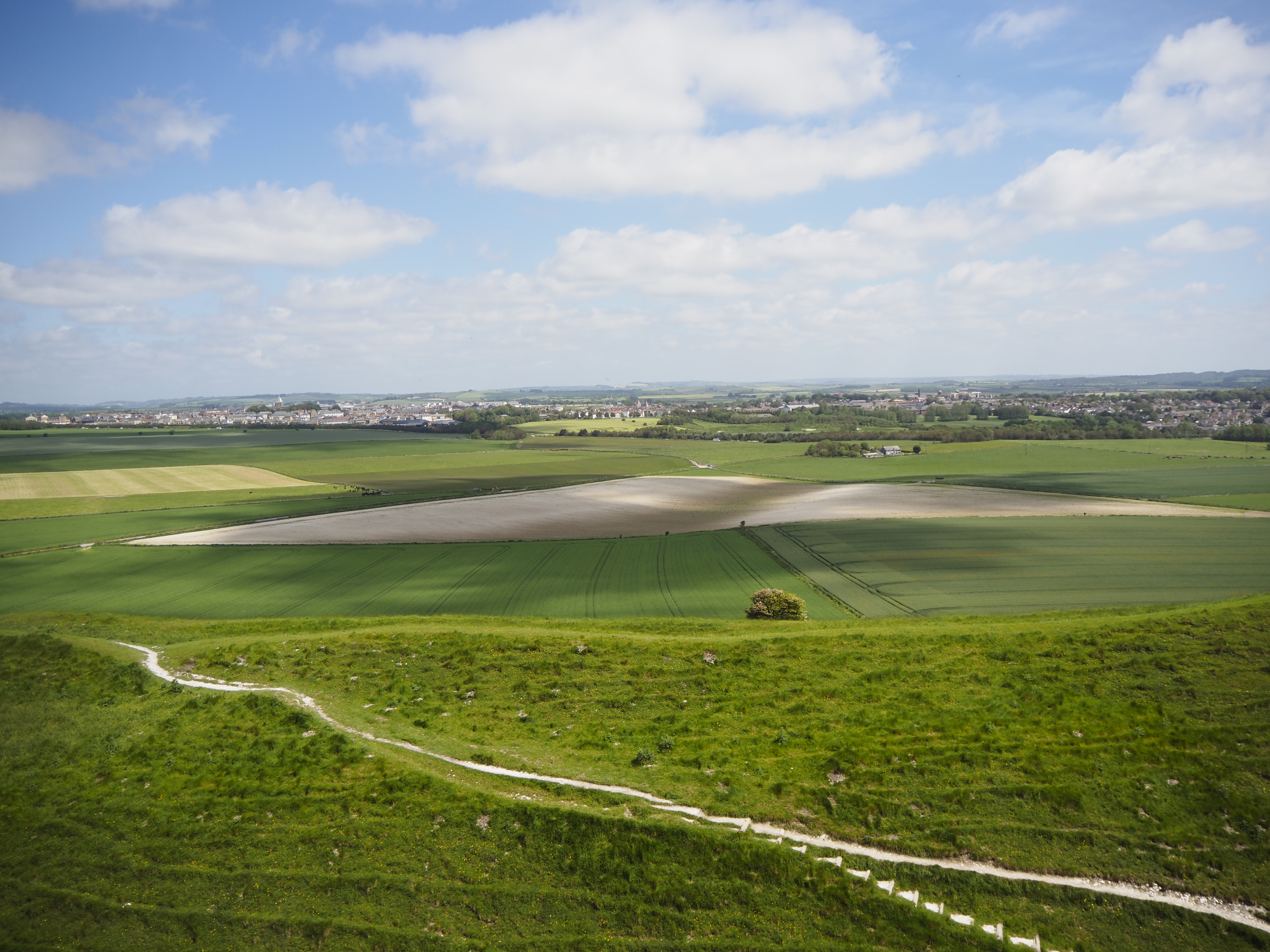 Landscape photo of hills shot on the Olympus E-P7