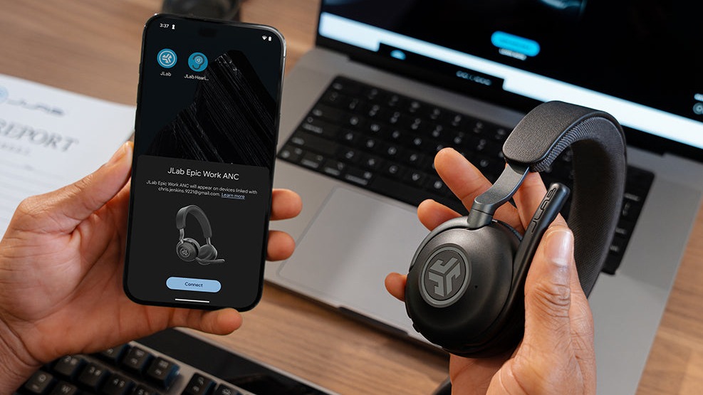 The JLab Epic Work Headset and App