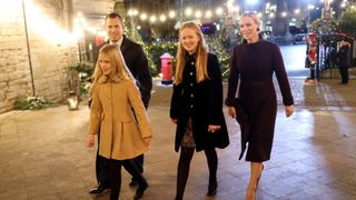 Zara Tindall joined her brother and nieces for the Carol Concert