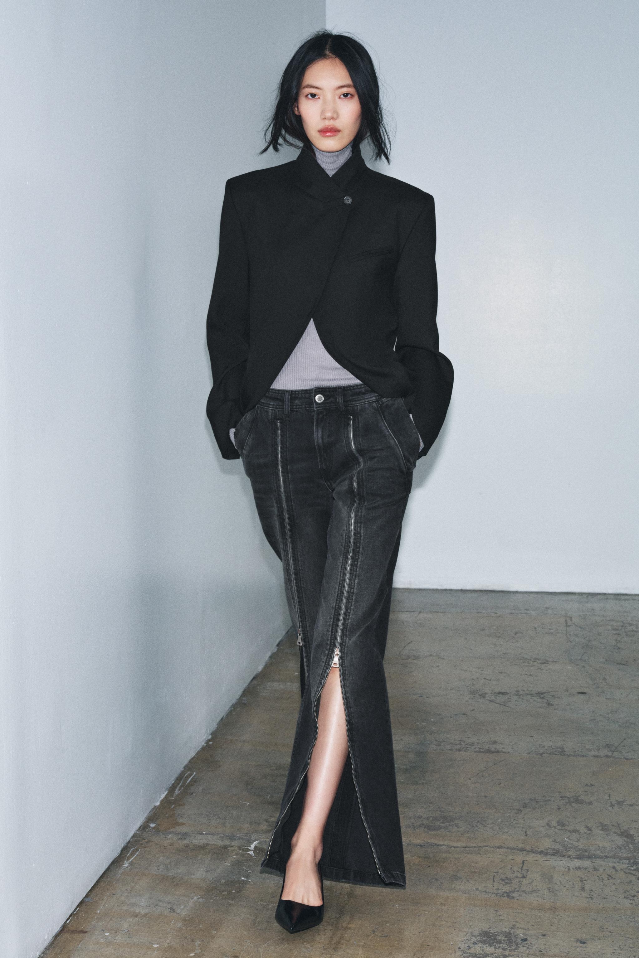 Wool Blend Blazer Zw Collection