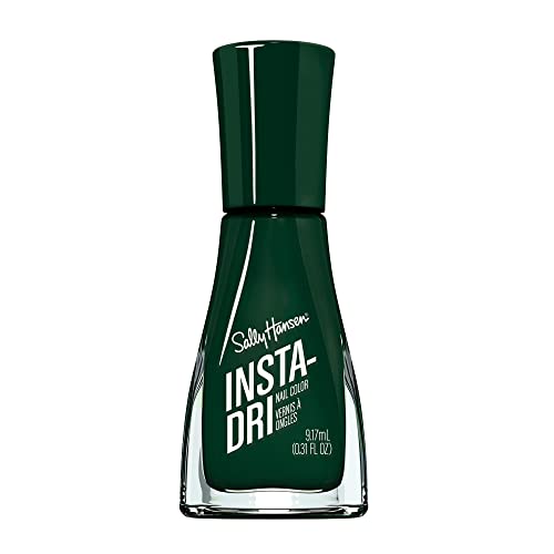 Sally Hansen Insta-Dri, C-Hill Out, Quick Dry, Long Lasting, Opaque, Shiny Green Nail Polish