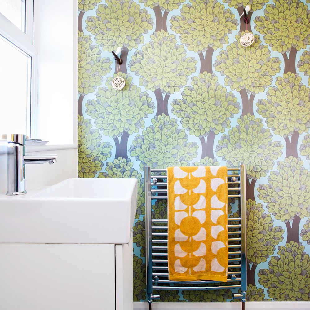 Bathroom wallpaper ideas to add colour and style to a space | Ideal Home