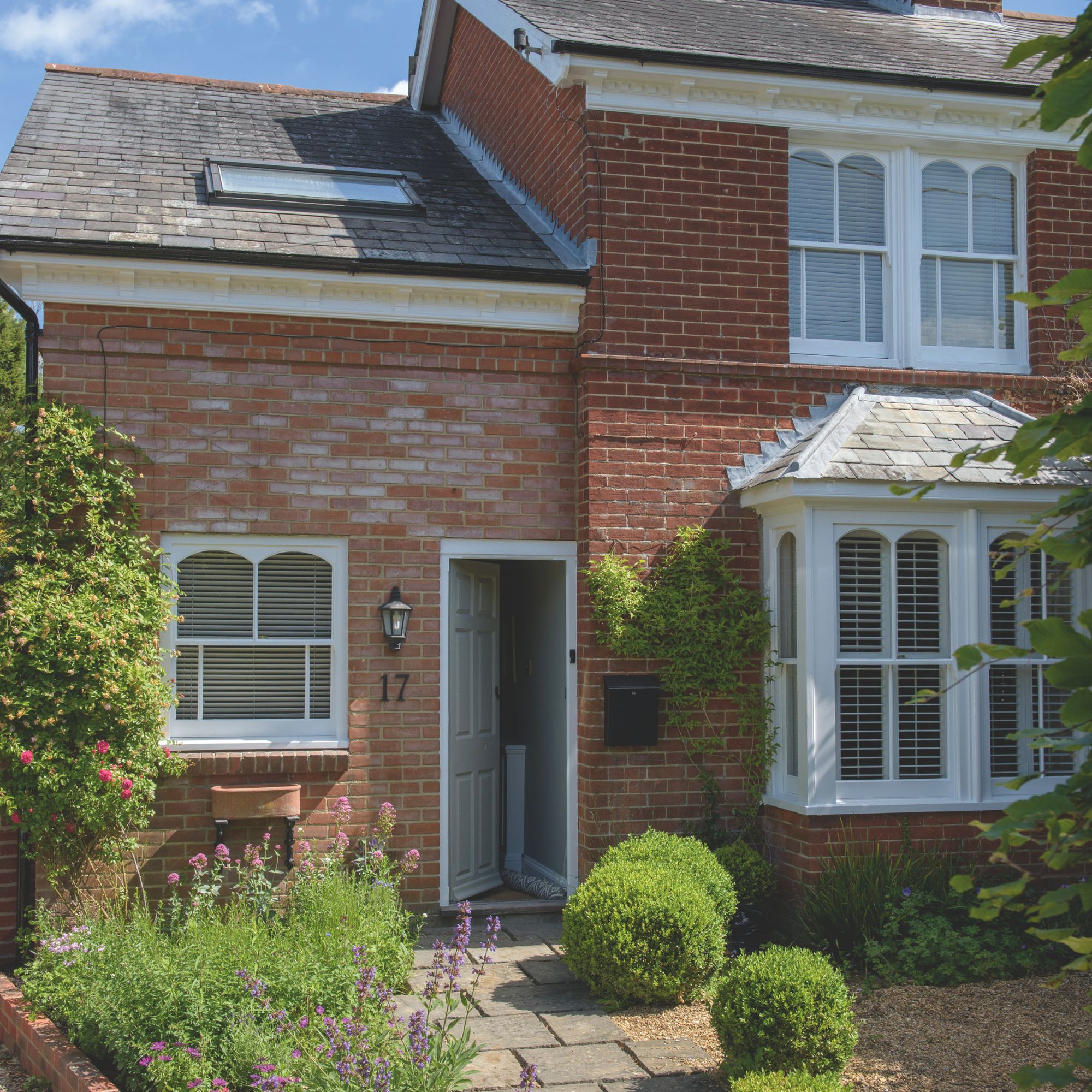 Period property exterior and pathway
