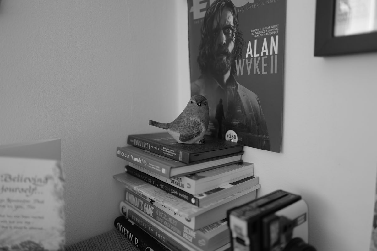 A photo taken on a Leica Q3 Monochrom black-and-white camera