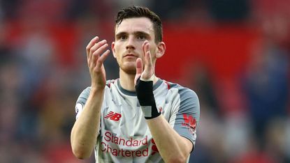 Liverpool left-back Andy Robertson is captain of the Scotland national team