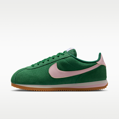Nike Cortez Women's Shoes - Sport Green/sail/gum Light Brown/pink Foam - Size 5