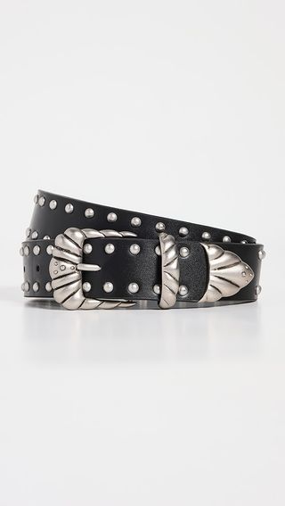 Good American Studded Western Shell Belt