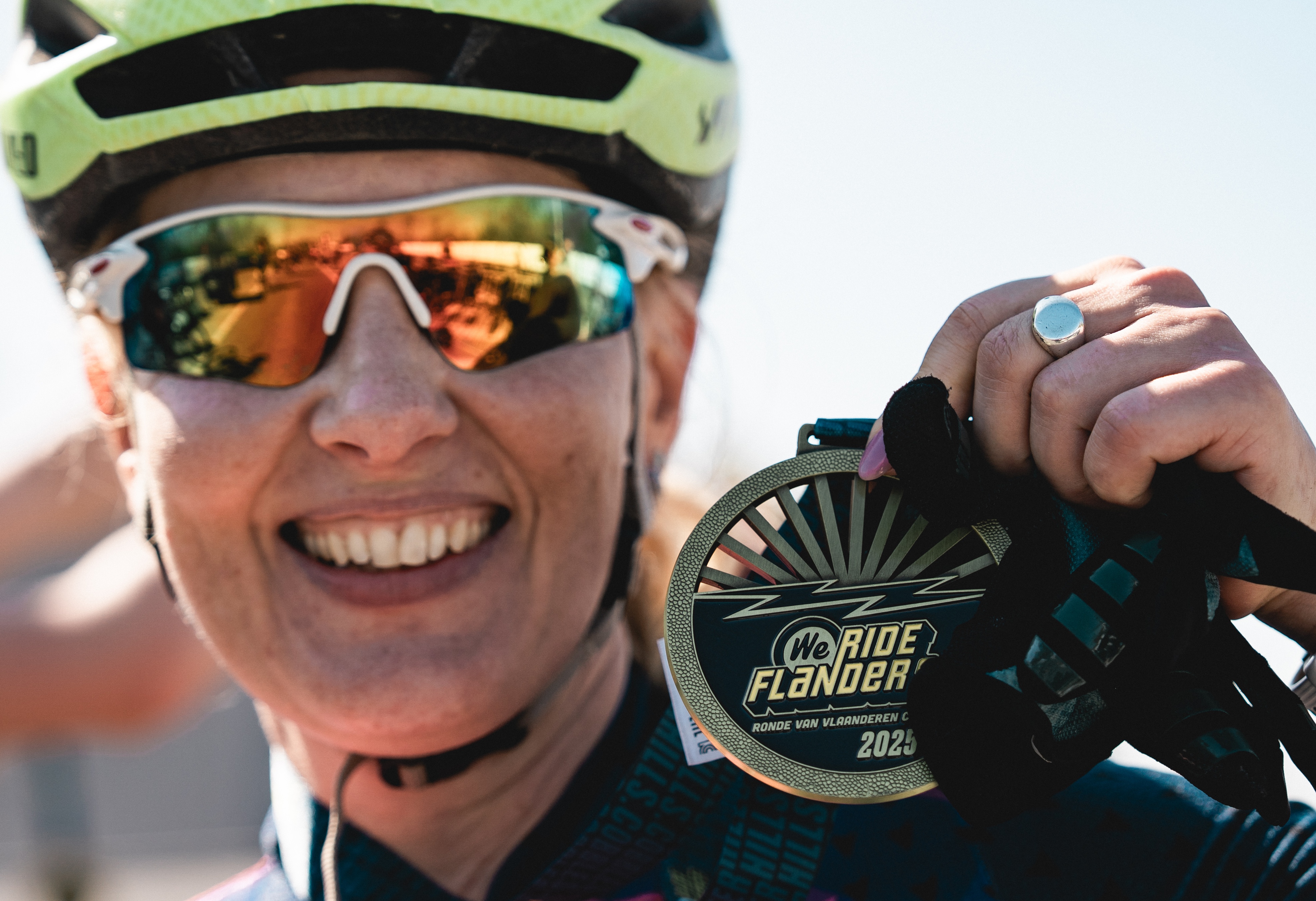 We Ride Tour of Flanders sportive finisher