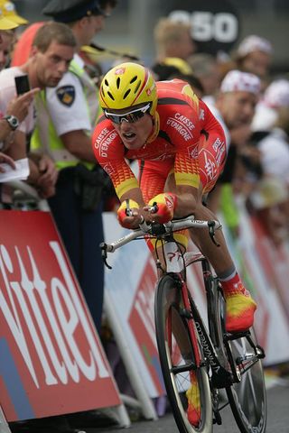 Spanish TT champion Luis Leon Sanchez (Caisse d'Epargne) also rode well in the prologue.