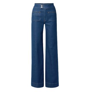 Frame Le Hardy High-Rise Wide-Leg Jeans