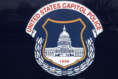 Capitol Police logo.