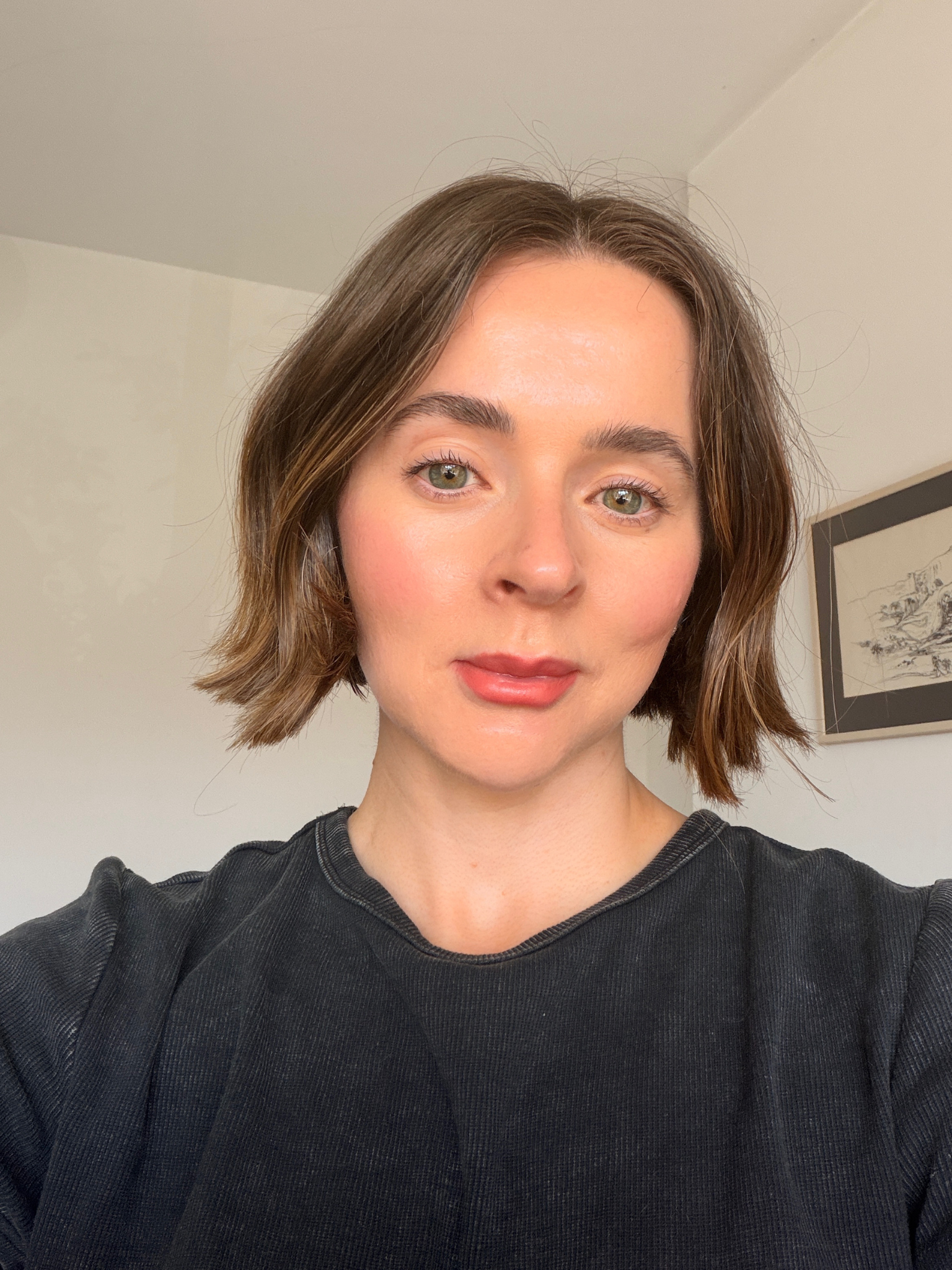 Grace wearing the Fara Homidi lipstick and lip liner