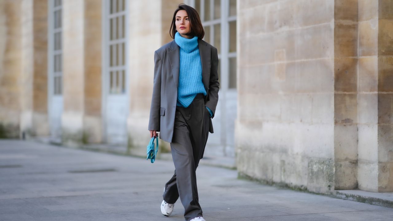 How to Style an Oversized Sweater Outfit Inspiration Marie Claire