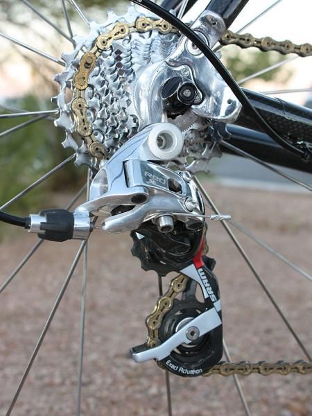 Compton switched from Campagnolo to SRAM for this season and unlike before when she had to buy parts, now she's fully supported.