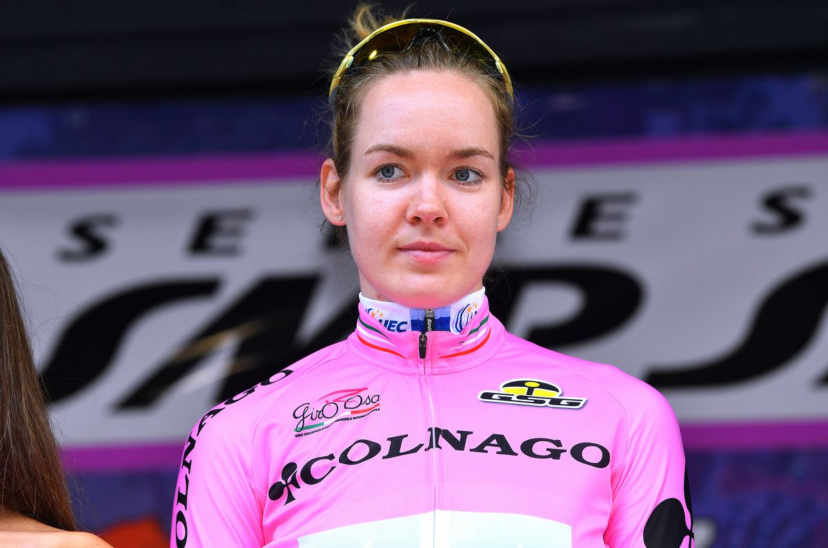 New maglia rosa Anna van der Breggen (Boels-Dolmans)