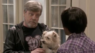 Mark Hamill guest-stars on The Big Bang Theory who finds his dog in Howard's company.