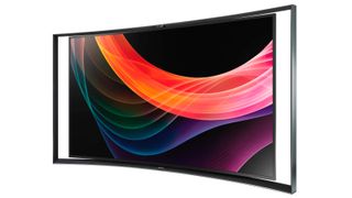 Samsung 55S9C OLED TV on white background