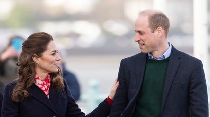 Prince William and Kate Middleton smiling