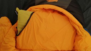 Close up of Nemo Disco sleeping bag