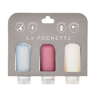 La Pochette Travel Silicone Bottle Trio Set - beauty travel kits