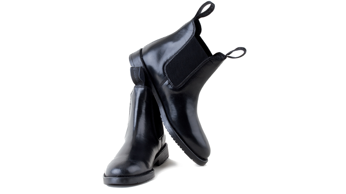 Rhinegold Children&amp;rsquo;s Classic Leather Jodhpur Boots