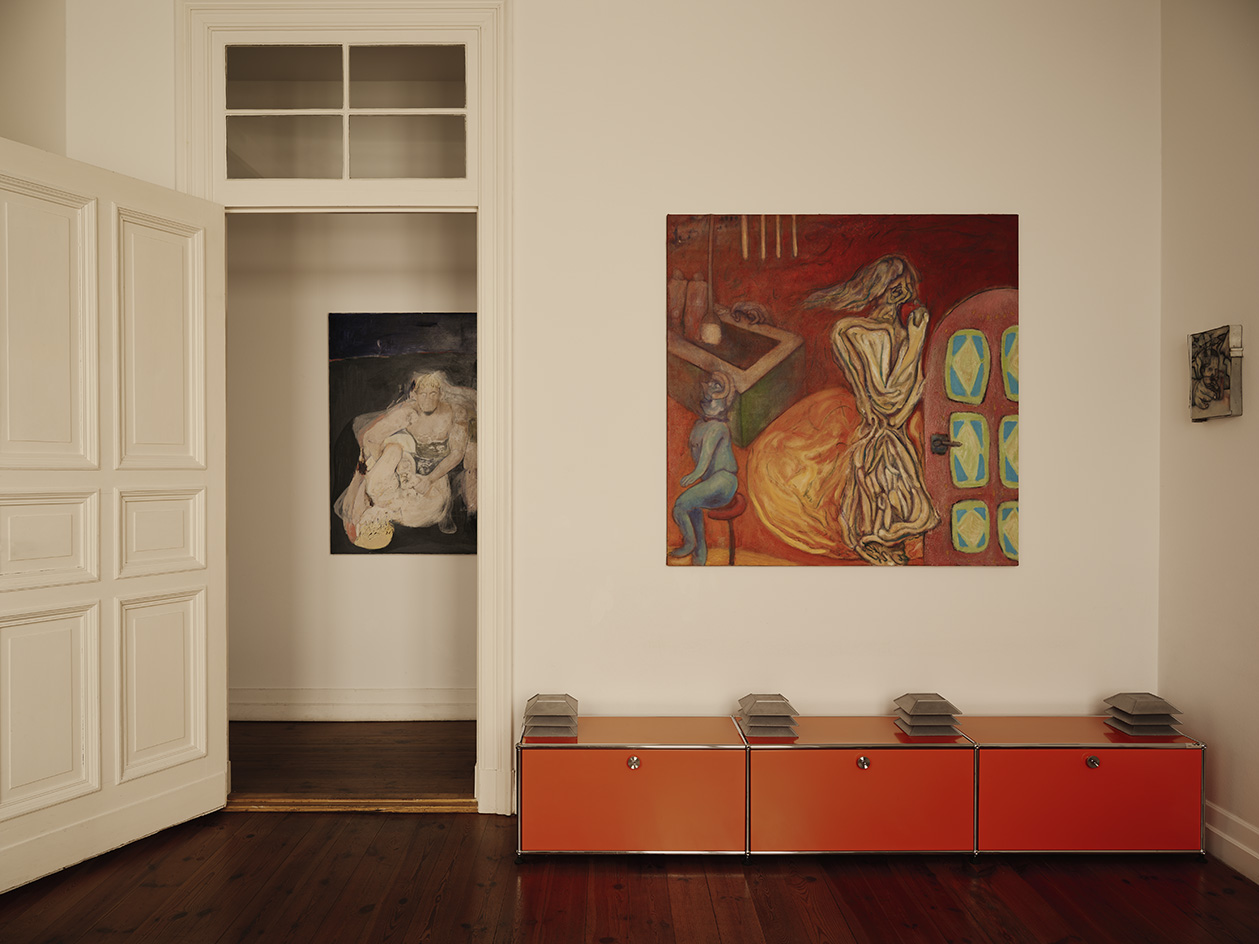 BWGTBLD gallery and office interior, historic interior with lots of art and cosy but upmarket atmosphere
