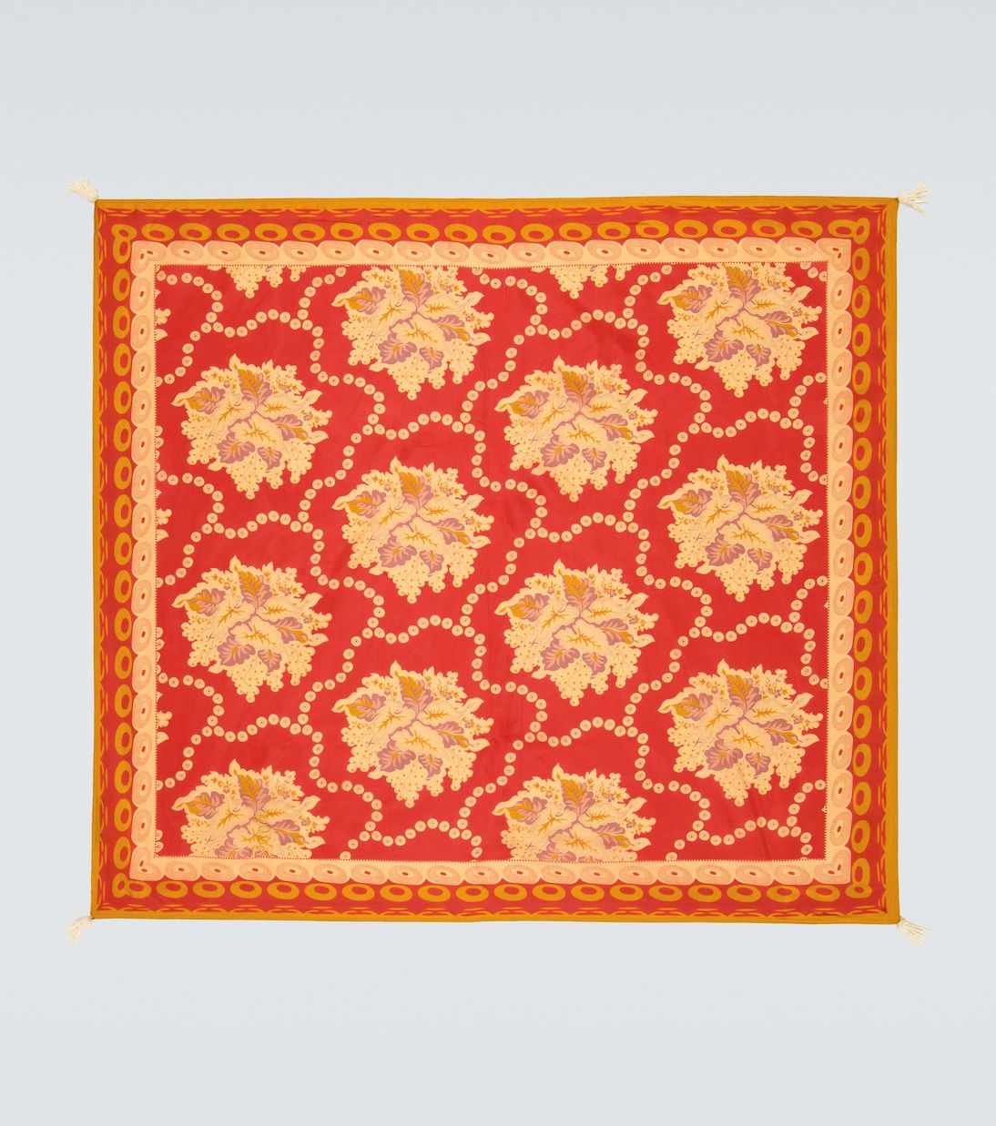 Coral Bells Printed Silk Bandana