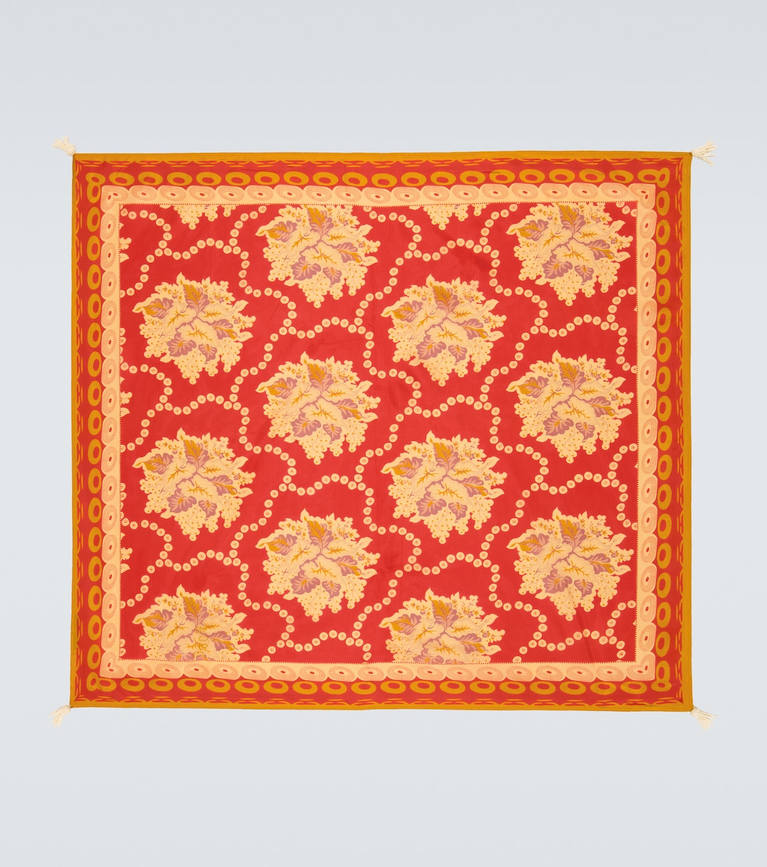Coral Bells Printed Silk Bandana