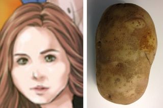 Doctor Who: Legacy Amy Pond potato head comparison