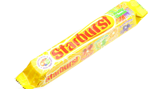 a packet of starburst sweets