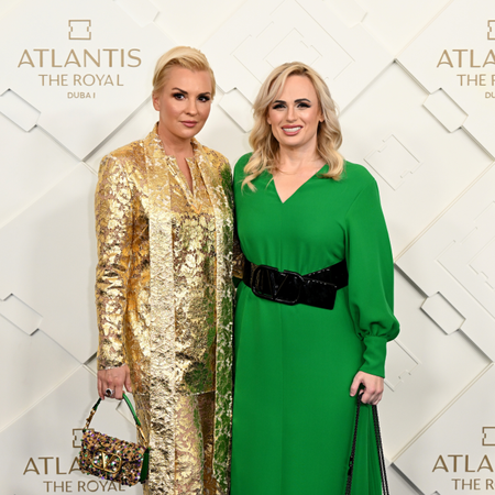 Ramona Agruma and Rebel Wilson attend the Grand Reveal Weekend for Atlantis The Royal, Dubai's new ultra-luxury hotel on January 21, 2023 in Dubai, United Arab Emirates.