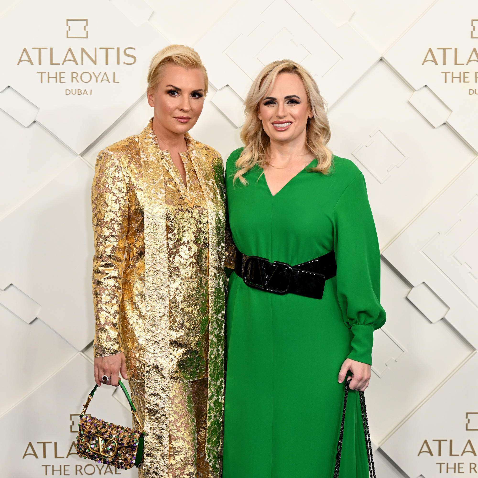 Ramona Agruma and Rebel Wilson attend the Grand Reveal Weekend for Atlantis The Royal, Dubai's new ultra-luxury hotel on January 21, 2023 in Dubai, United Arab Emirates.