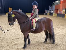 Willow West and Shilstone Rocks Thunderbird won the M&M Mini Pony of the Year championship at the HOYS 2021